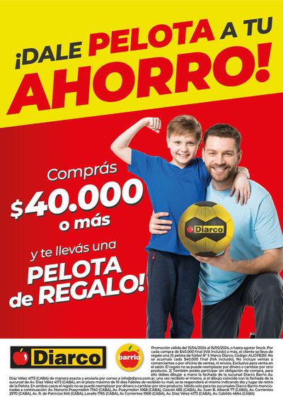 Catálogo Diarco en Berazategui | Promo Diarco Pelota | 16/4/2024 - 15/5/2024