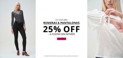 Ofertas de Ropa, Zapatos y Accesorios en Salta | Remeras & Pantalones 25% OFF de Ted Bodin | 16/4/2024 - 28/4/2024