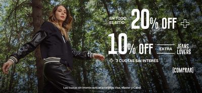 Ofertas de Ropa, Zapatos y Accesorios en Río Cuarto | 20% OFF en todo el sitio + 10% off extra de Af Jeans | 16/4/2024 - 19/4/2024