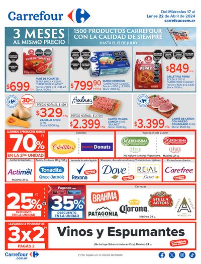 Catálogo Carrefour en San Martín | Catálogo Ofertas Semanales Hiper BS AS | 17/4/2024 - 22/4/2024