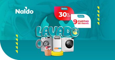 Ofertas de Electrónica y Electrodomésticos en Colón (Entre Ríos) | Ofertas en Lavado - Hasta 30% off de Naldo Lombardi | 17/4/2024 - 30/4/2024