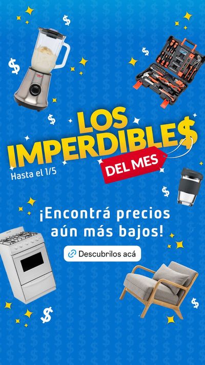 Catálogo Sodimac en San Martín | Los Imperdibles del mes | 17/4/2024 - 1/5/2024