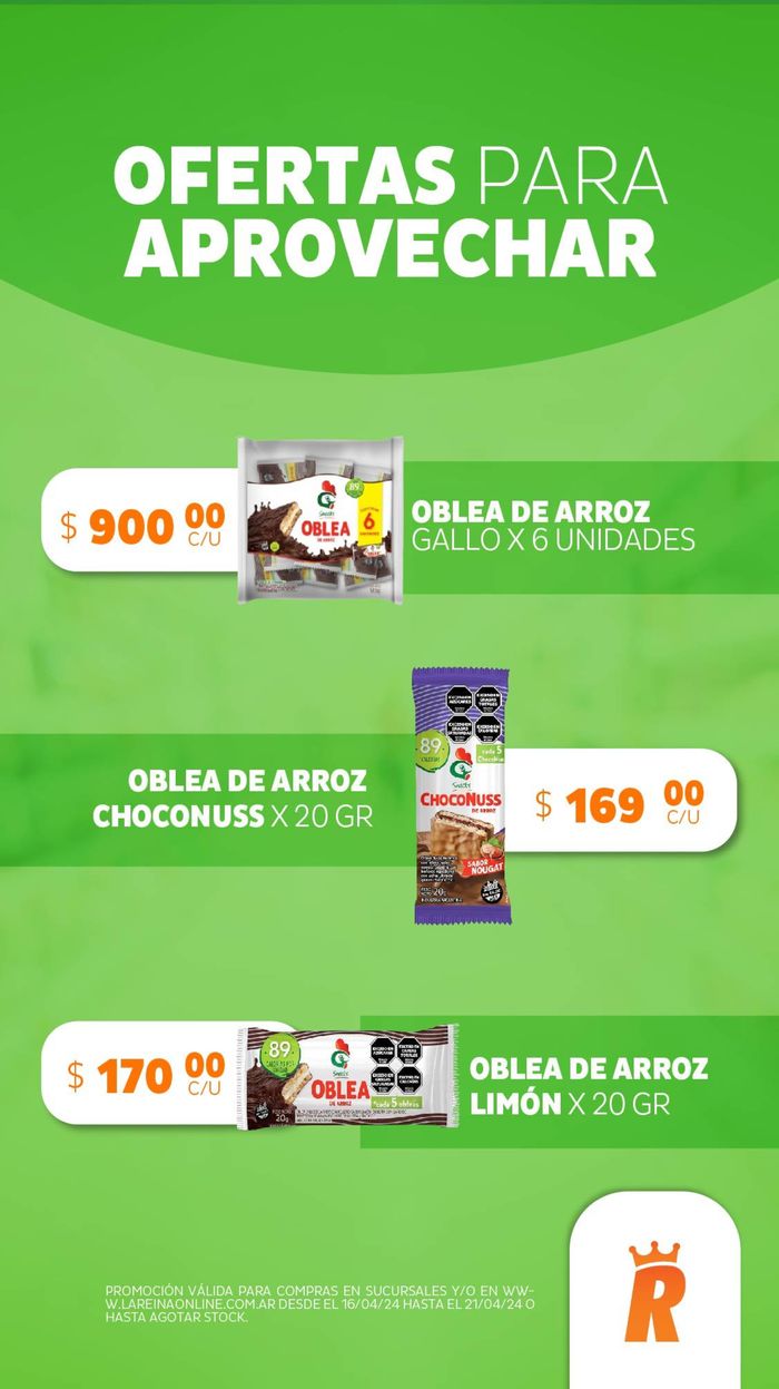 Catálogo Supermercados La Reina en Rosario | Ofertas Para Aprovechar La Reina | 17/4/2024 - 21/4/2024