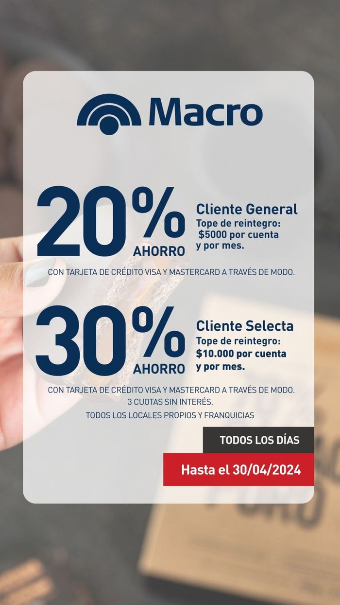 Catálogo Havanna en Mendoza | Todos los días hasta 30% de ahorro con Macro | 17/4/2024 - 30/4/2024