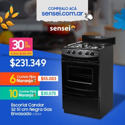 Ofertas de Electrónica y Electrodomésticos en Rosario del Tala | Ofertas Sensei hasta 30% off de Sensei | 17/4/2024 - 22/4/2024