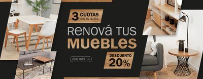 Ofertas de Muebles y Decoración en San Miguel (Buenos Aires) | Renová tus muebles - 20% descuento de Morph | 18/4/2024 - 28/4/2024