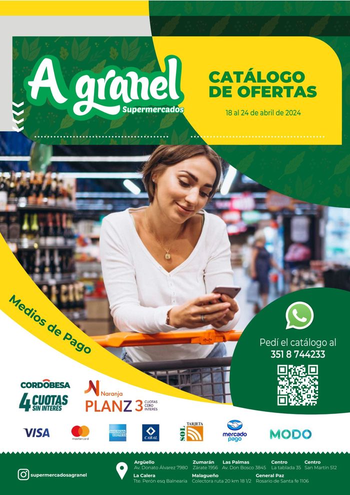 Catálogo Supermercados A Granel en Dumesnil | Catálogo Supermercados A Granel  | 18/4/2024 - 24/4/2024