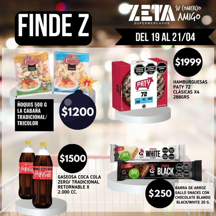 Catálogo Supermercados Zeta en Castelar | Ofertas Supermercados Zeta! | 19/4/2024 - 21/4/2024
