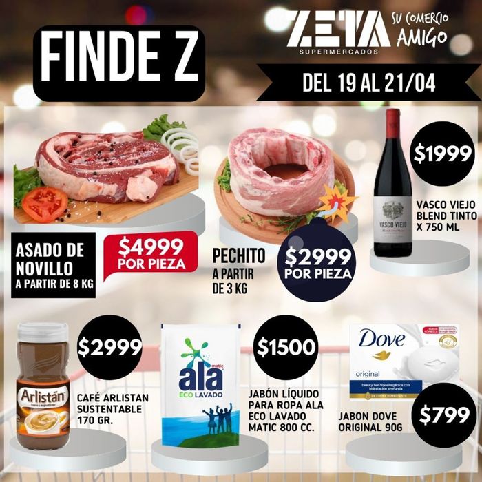 Catálogo Supermercados Zeta en Castelar | Ofertas Supermercados Zeta! | 19/4/2024 - 21/4/2024