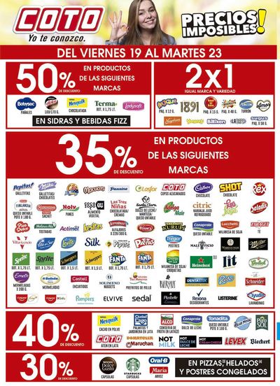Ofertas de Hiper-Supermercados en Caseros | Coto Afiche Salon de Coto | 19/4/2024 - 23/4/2024