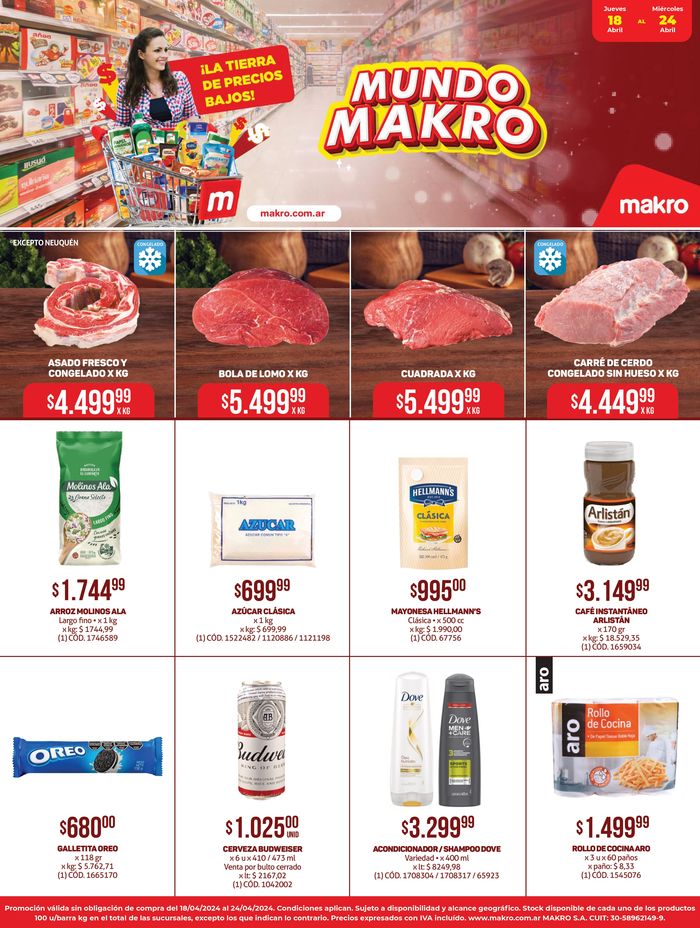 Catálogo Makro en Rosario | Ofertas Makro | 19/4/2024 - 24/4/2024