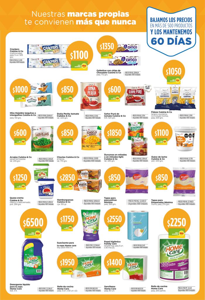 Catálogo Supermercados Vea en Monteros | Ofertas Supermercados Vea NOA  | 19/4/2024 - 2/5/2024
