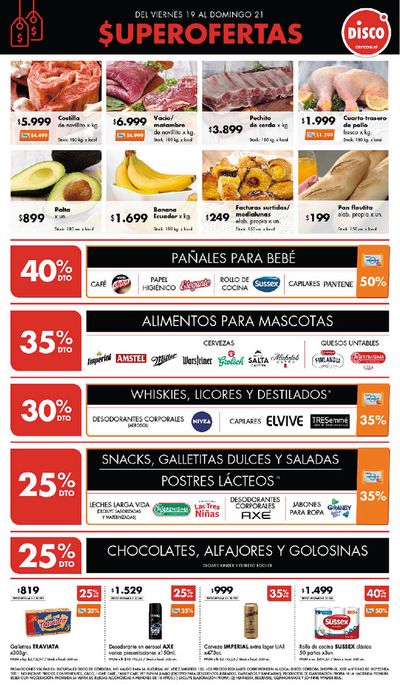 Ofertas de Hiper-Supermercados en Cosquín | $uperofertas Disco de Disco | 19/4/2024 - 21/4/2024