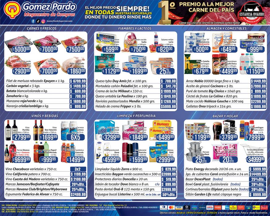 Catálogo Gomez Pardo en Huillapima | Aviso Viernes Gomez Pardo | 19/4/2024 - 25/4/2024