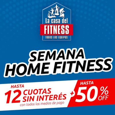 Ofertas de Deporte en Roldán | Semana Home Fitness Hasta 50% OFF de La Casa del Fitness | 19/4/2024 - 23/4/2024