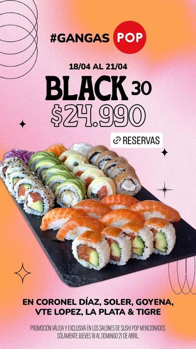 Ofertas de Restaurantes en Ituzaingó (Buenos Aires) | Promociónes Sushi Pop de Sushi Pop | 19/4/2024 - 21/4/2024