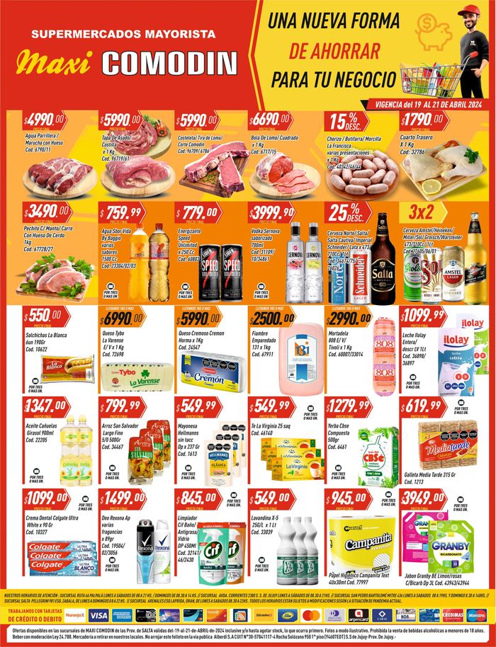 Catálogo Supermercados Comodin en Buenos Aires | Ofertas Supermercados Comodin Maxi | 19/4/2024 - 21/4/2024