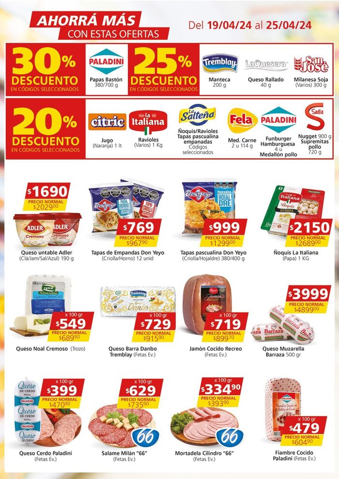 Catálogo Supermercados Aiello | Ofertas Supermercados Aiello  | 22/4/2024 - 25/4/2024