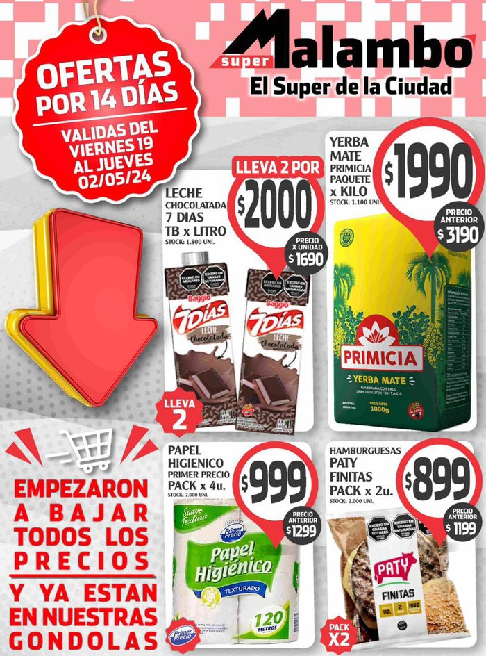 Catálogo Supermercados Malambo en Gualeguaychú | Ofertas Supermercados Malambo | 22/4/2024 - 2/5/2024