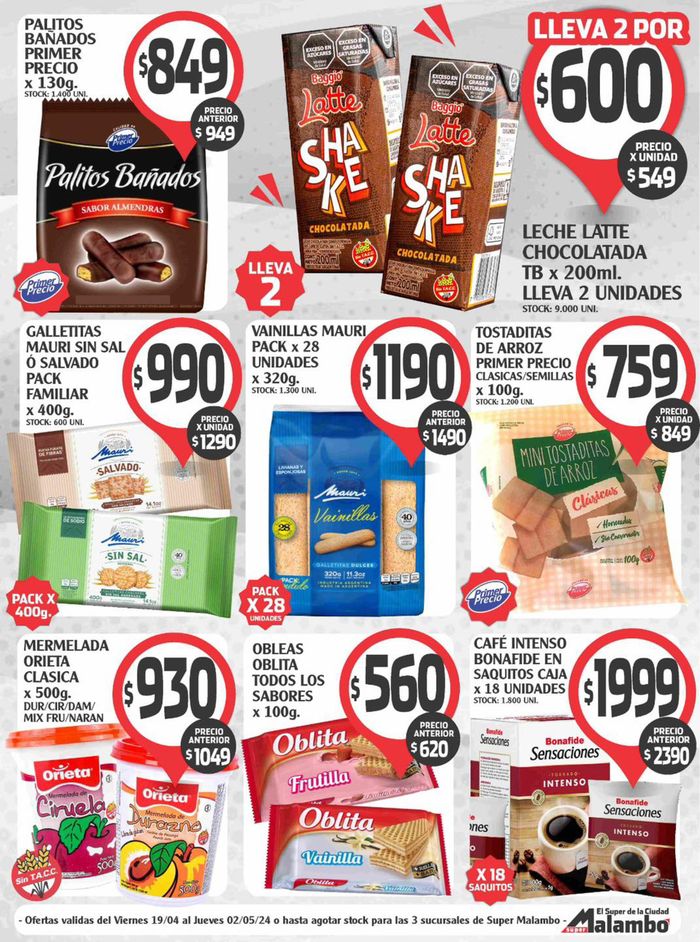 Catálogo Supermercados Malambo | Ofertas Supermercados Malambo | 22/4/2024 - 2/5/2024