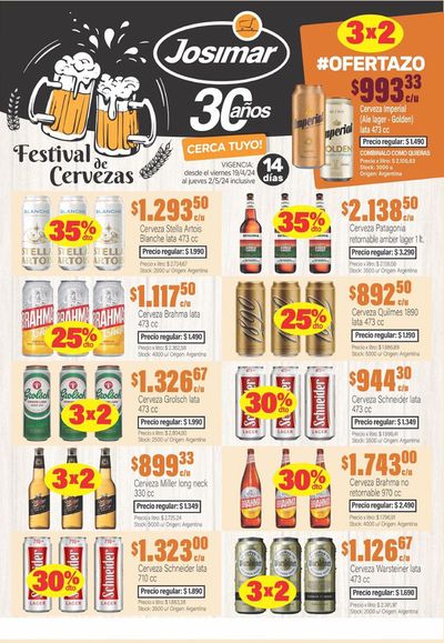 Ofertas de Hiper-Supermercados en El Jagüel | Ofertas Josimar de Josimar | 22/4/2024 - 2/5/2024