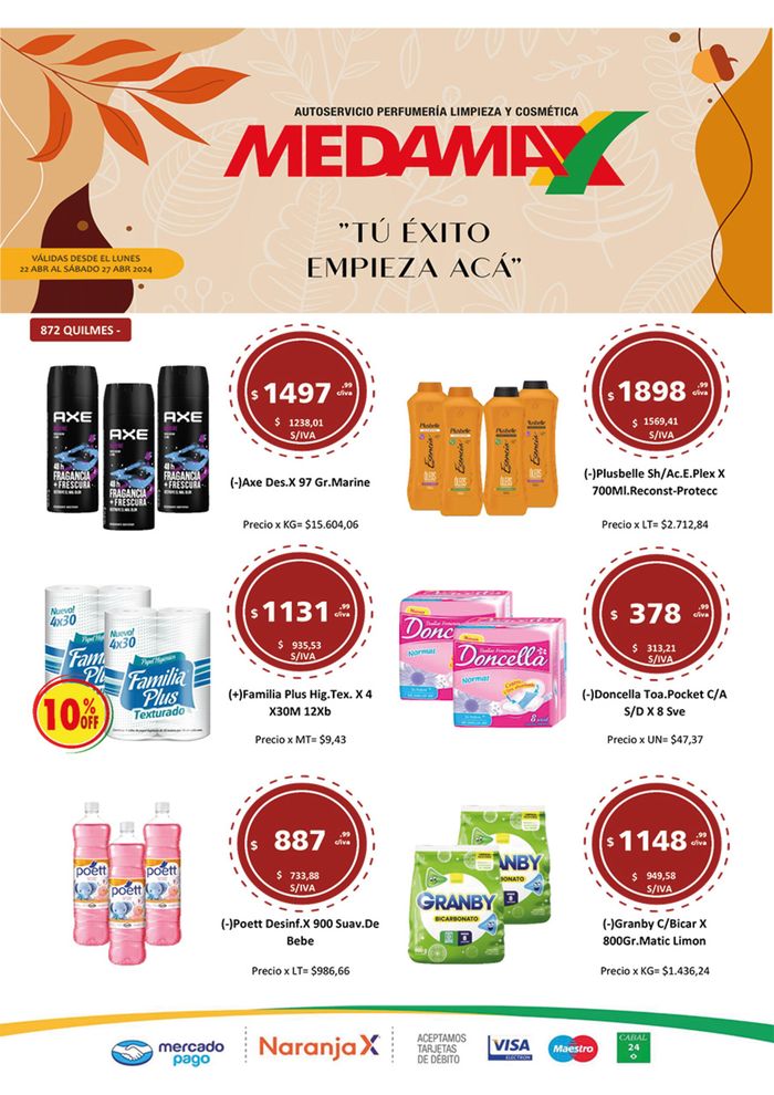 Catálogo Medamax en Microcentro | Ofertas Semanales Quilmes | 22/4/2024 - 27/4/2024