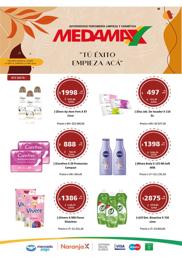 Catálogo Medamax en Salta | Ofertas Semanales Salta | 22/4/2024 - 27/4/2024