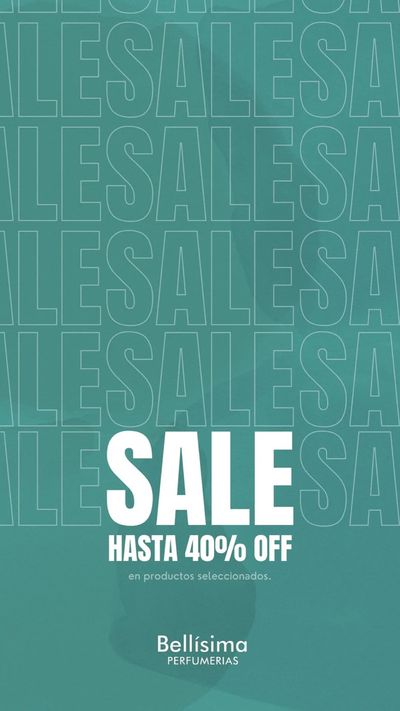 Ofertas de Perfumería y Maquillaje en Haedo | Sale Hasta 40% off en productos seleccionados de Bellísima Perfumerías | 22/4/2024 - 28/4/2024