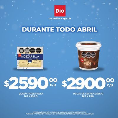 Catálogo Supermercados DIA en La Paternal | Ofertas Supermercados DIA Todo Abril | 23/4/2024 - 30/4/2024