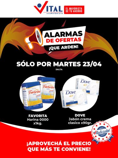 Catálogo Supermayorista Vital en Salta |  ¡Alarma de Ofertas! - Salta | 23/4/2024 - 23/4/2024
