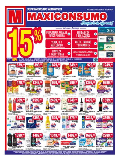 Ofertas de Hiper-Supermercados en Maipú (Mendoza) | Revista Maxiconsumo de Maxiconsumo | 23/4/2024 - 28/4/2024