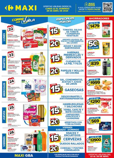 Ofertas de Hiper-Supermercados en Trujui | Catálogo Carrefour Maxi GBA de Carrefour Maxi | 23/4/2024 - 28/4/2024