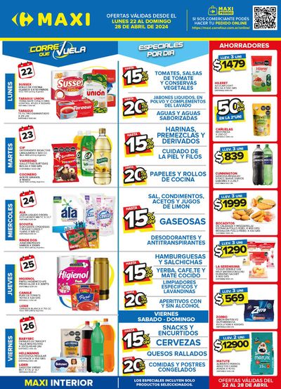 Ofertas de Hiper-Supermercados en San Fernando del Valle de Catamarca | Catálogo Carrefour Maxi Interior de Carrefour Maxi | 23/4/2024 - 28/4/2024