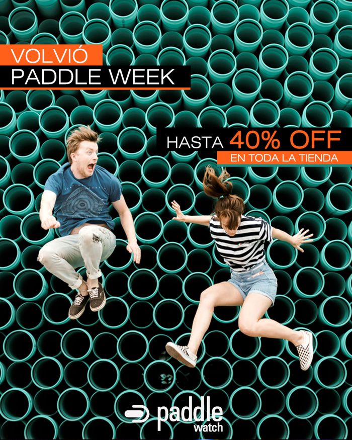 Catálogo Paddle Watch en Tortuguitas | Volvió Paddle Week - Hasta 40% off en toda | 23/4/2024 - 28/4/2024