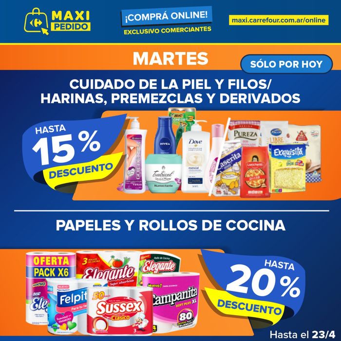 Catálogo Carrefour Maxi en Ituzaingó (Buenos Aires) | Ofertas Carrefour Maxi | 23/4/2024 - 23/4/2024