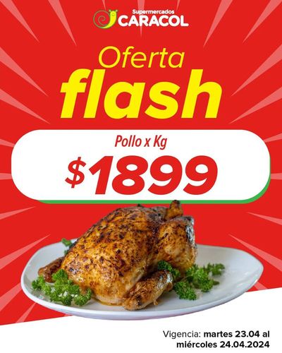 Catálogo Supermercados Caracol en Río Tercero | Oferta Flash Caracol | 23/4/2024 - 24/4/2024