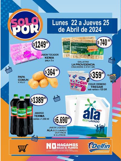 Catálogo Delfin Supermercados en Oncativo | Catálogo Supermercados Delfin Chilecito | 24/4/2024 - 25/4/2024