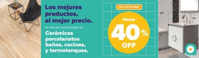Ofertas de Muebles y Decoración en San Justo (Buenos Aires) | Cerámicos porcelanatos hasta 40% off de Blaisten | 24/4/2024 - 30/4/2024