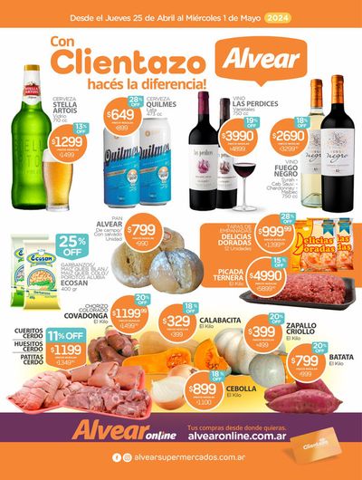 Catálogo Super Alvear en Paraná | Ofertas Supermercados Alvear | 25/4/2024 - 1/5/2024