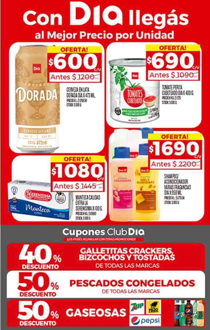 Catálogo Supermercados DIA en Valentín Alsina | Ofertas Supermercados DIA - Folleto TT | 25/4/2024 - 1/5/2024