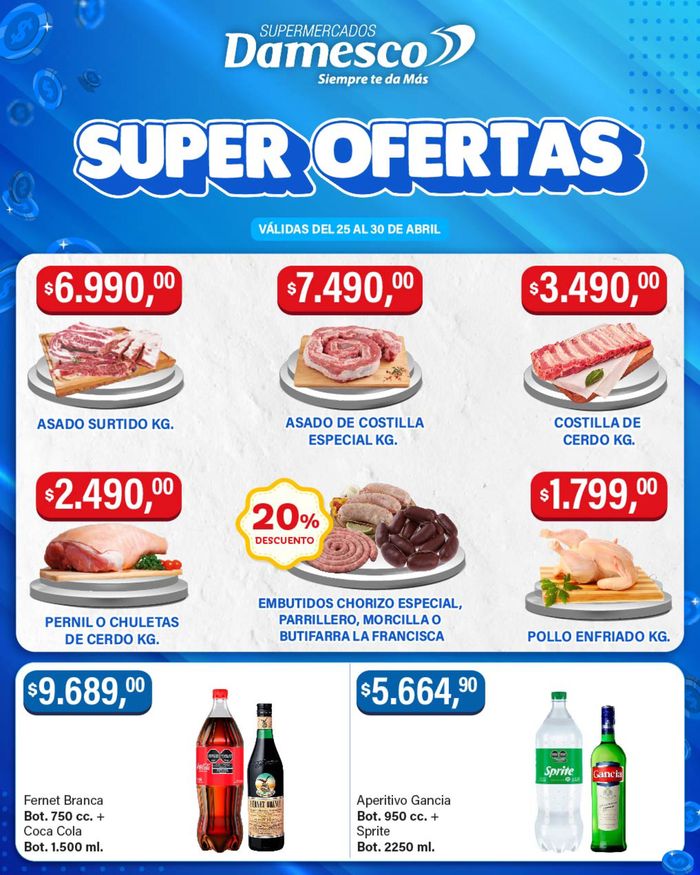 Catálogo Supermercados Damesco | Ofertas Minoristas Supermercados Damesco | 26/4/2024 - 30/4/2024
