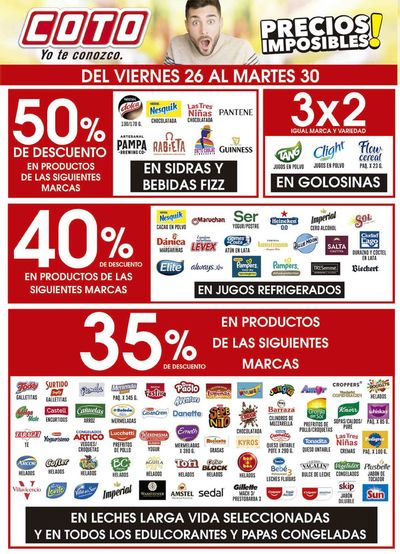 Ofertas de Hiper-Supermercados en Ezeiza | Coto Afiche Salon de Coto | 26/4/2024 - 30/4/2024