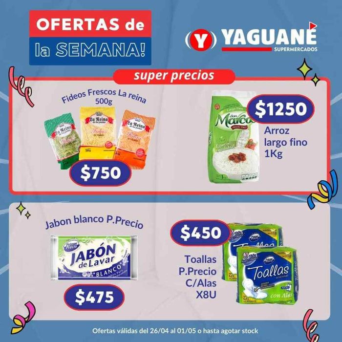 Catálogo Yaguane Supermercados en Villaguay | Ofertas de la semana Yaguane Supermercados | 26/4/2024 - 1/5/2024