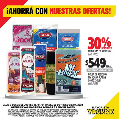 Catálogo Supermercados Yaguar en Ingeniero Maschwitz | Ofertas Supermercados Yaguar | 26/4/2024 - 28/4/2024