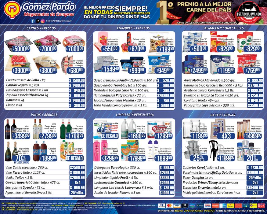 Catálogo Gomez Pardo en Tafí Viejo | Aviso Viernes Gomez Pardo | 26/4/2024 - 2/5/2024