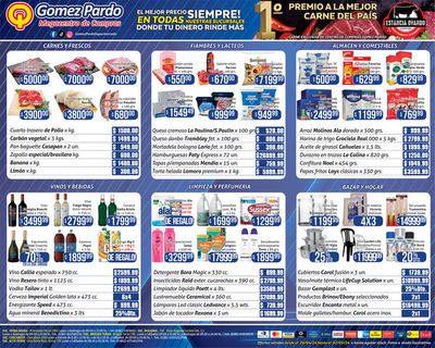 Ofertas de Hiper-Supermercados en Banda del Río Salí | Aviso Viernes Gomez Pardo de Gomez Pardo | 26/4/2024 - 2/5/2024