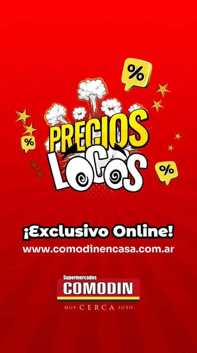 Catálogo Supermercados Comodin en San Ramón de la Nueva Orán | Precios Locos - Ofertones Supermercados Comodin | 26/4/2024 - 28/4/2024