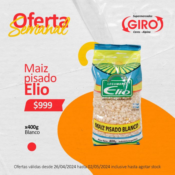 Catálogo Supermercados Giro en Rafaela | Ofertas Supermercados Giro Ceres | 26/4/2024 - 2/5/2024