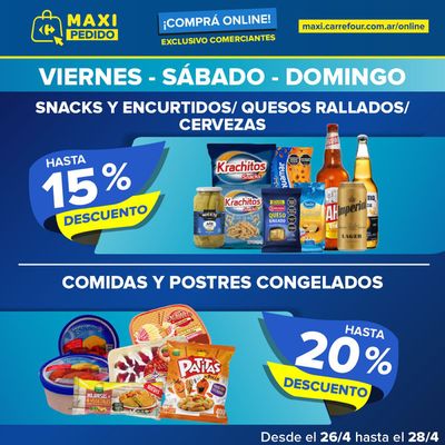 Ofertas de Hiper-Supermercados en San Fernando del Valle de Catamarca | Ofertas Carrefour Maxi de Carrefour Maxi | 26/4/2024 - 28/4/2024