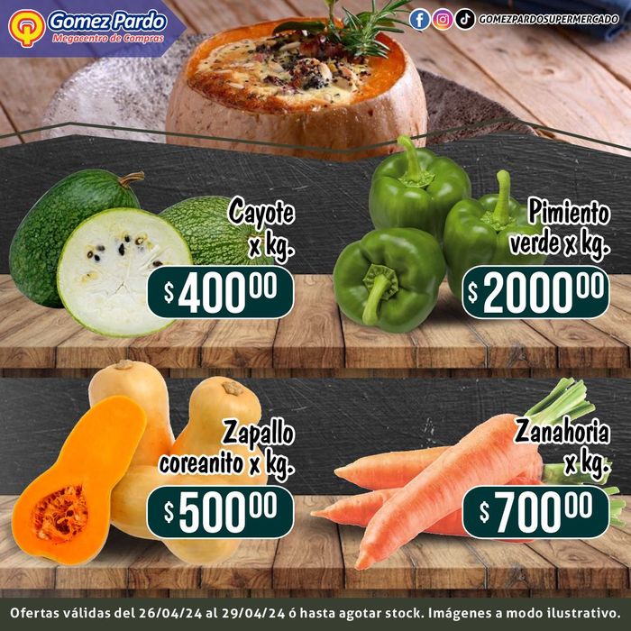 Catálogo Gomez Pardo | Feria de frutas y verduras Gomez Pardo | 26/4/2024 - 29/4/2024